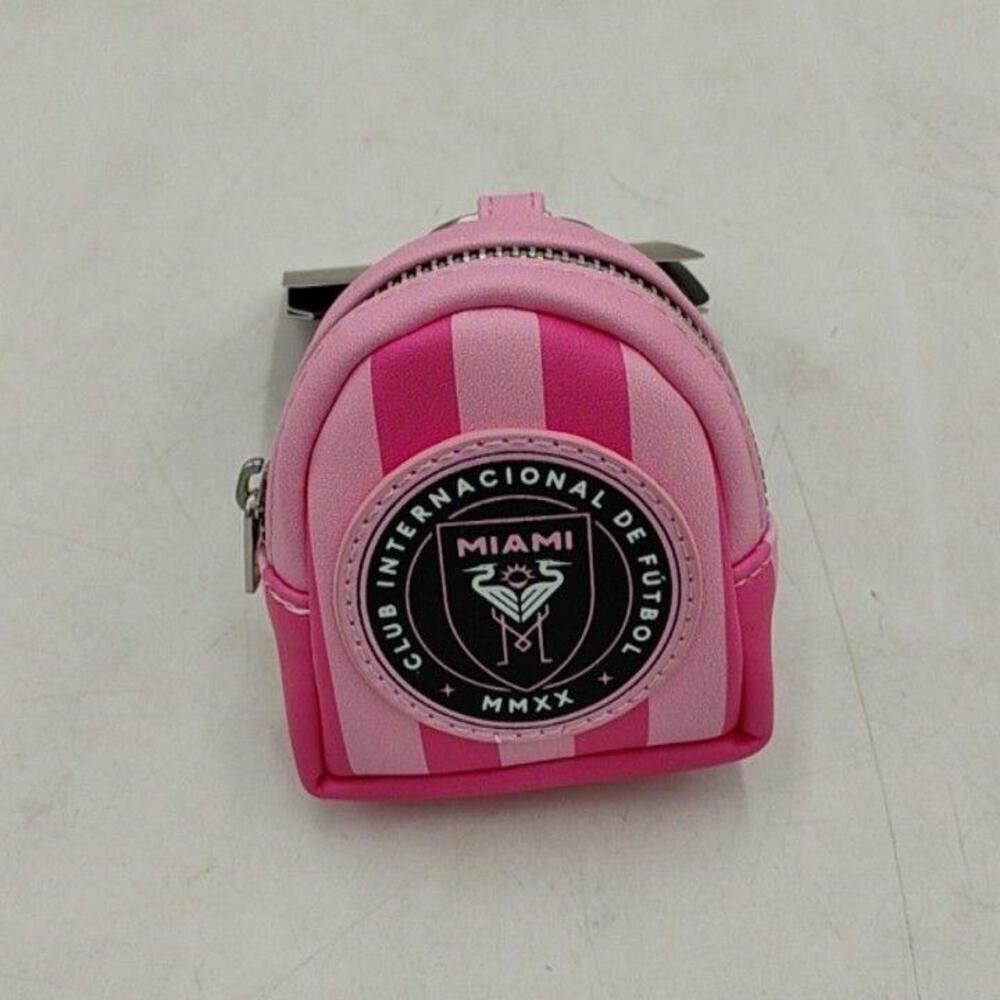 Inter Miami CF Keychain One Size Pink MLS Soccer Loungefly Mini Backpack Charm